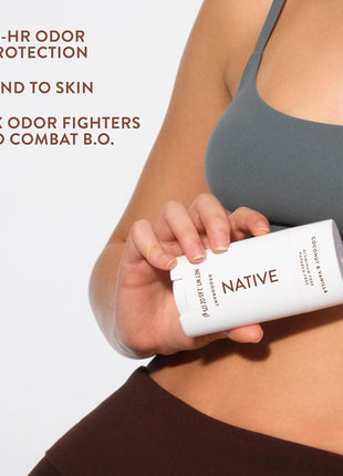 Native Deodorant Contains Naturally Derived Ingredients, 72 Hour Odor Control, Deodorant for Women and Men, Aluminum Free, Coconut & Vanilla 2.65oz