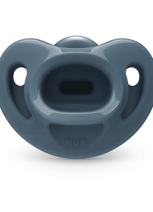NUK Timeless Comfy Pacifier | 100% Silicone, One-Piece Design | BPA-Free, Gentle on Baby's Skin | 5-Pack, for 0-6M