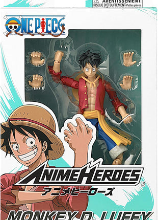 ANIME HEROES - One Piece - Monkey D. Luffy Renewal Version Action Figure | One Piece 6 Inch Action Figure Anime Heroes - Monkey D. Luffy Renewal Version
