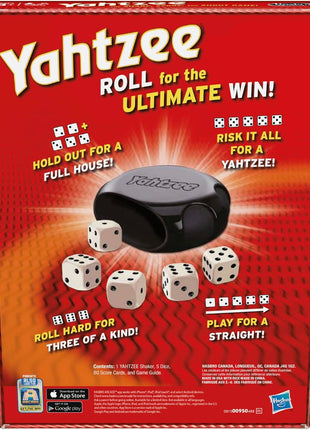 Hasbro Gaming Yahtzee Game, Fast-Playing Dice Games for Kids, Teens, and Adults, Strategy Games, Family Games for Kids, 2 or More Players, Ages 8 and Up