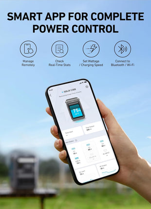Anker Portable Power Station SOLIX C300, 288Wh LiFePO4 Backup Battery, 300W Solar Generator, 140W Two-Way Fast Charging, for Camping, Hunting, Travel, Blackout & Emergencies (Solar Panel Optional)