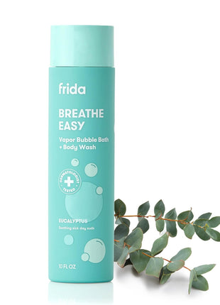 Frida Baby Eucalyptus Vapor Baby & Kids Bubble Bath + Body Wash, Toddler & Baby Body Wash, Dermatologically Tested, Tear-Free, Hypoallergenic, Safe for Skin, Super Sudsy, 10oz