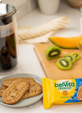 belVita Breakfast Bars Biscuits, Blueberry, Value Pack, 12 Packs (4 Biscuits Per Pack)