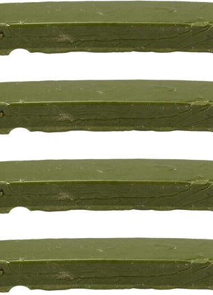 Green DOP Wax for Lapidary Cabochon Forming Cutting and Polishing Dopping Wax Sticks Stone Dopping Wax Lapidary DOP Wax (4 Pieces)