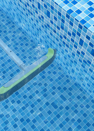 Sepetrel 17.5 inch Pool Brush Head for Cleaning Walls,Heavy Duty Inground/Above Ground Swimming Pool Scrub Brushes with Premium Strong Bristle & Reinforced Aluminium Back