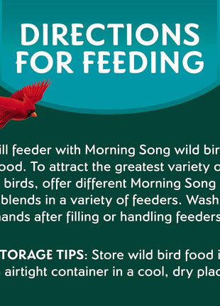 Morning Song Clean & Free Shell Free Wild Bird Food, Premium No Mess Bird Seed for Outside Feeders, 10-Pound Bag
