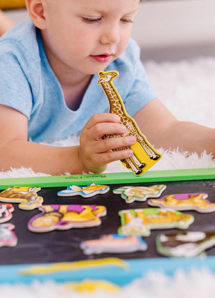 Melissa & Doug 20 Wooden Animal Magnets in a Box