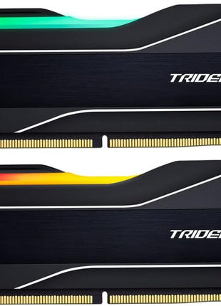 G.SKILL Trident Z5 Neo RGB Series DDR5 RAM (AMD Expo & Intel XMP 3.0) 32GB (2x16GB) 6000MT/s CL30-38-38-96 1.35V Desktop Computer Memory U-DIMM - Matte Black (F5-6000J3038F16GX2-TZ5NR)