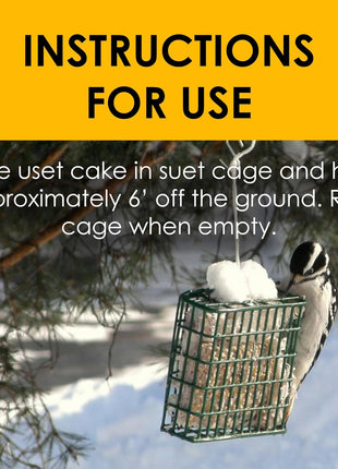 Heath Outdoor Products birds DD4-10 All Season High Energy Suet Cake, Case Of 10