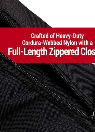 VidPro TC-45 Tripod Carrying Case - Heavy Duty Nylon Bag with Shoulder Straps and Handles - Compact Case with Full Length Zippered Closure Plus External Pocket Fits Tripod with Head up to 45 Inches