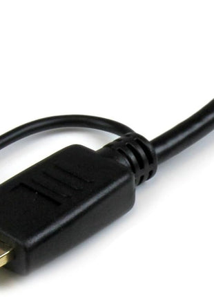 StarTech.com HD2VGAMM6 HDMI to VGA Adapter with Intergrated 6 Foot Cable - Black - 1920x1200 / 1080p [Parallel Import]