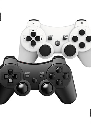 MOVONE wireless Controller for ps3 Rechargeable Game Wireless Controller 2Pack with2 Charging Cables, Compatible with Playstation3