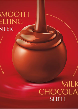 Lindt LINDOR Milk Chocolate Truffles, 60 Count Box, 25.4 Ounce