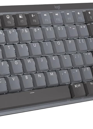 Logitech MX Mechanical Wireless Illuminated Performance Keyboard, Clicky Switches, Backlit Keys, Bluetooth, USB-C, macOS, Windows, Linux, iOS, Android, Metal | Low-Profile Keys, Smart Backlight, Bluetooth and Logi Bolt, USB-C Charging, Up to 15 Days