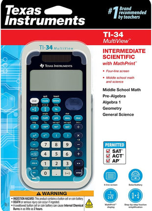 Texas Instruments TI-34 MultiView Scientific Calculator