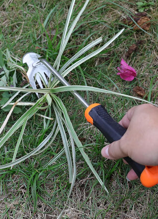 Weed Remover Tool,Portable Garden Weeder Tool,New Gardening Weeding Tools,for Garden Hand Tools for Vegetable Gardening Backyard Farm Planting & Uprooting Weeding Tool (Rubber Handle)