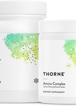 THORNE - Performance Essentials Bundle: Creatine & Amino Power Pack - Muscular Support, Energy Boost, and Cognitive Function - NSF Certified - 30 to 90 Servings
