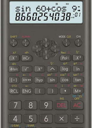 Casio fx-300MS Plus 2nd Edition – Standard Scientific Calculator with 2-Line Display | 10-Digit LCD, Trig, Stats, Fractions | Ideal for High School Algebra, Trigonometry & Test Prep