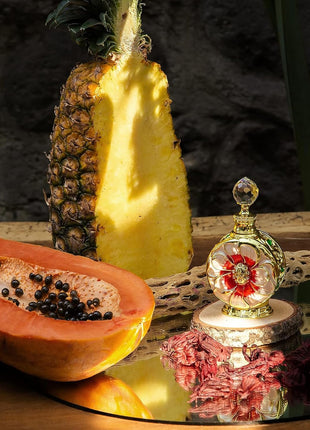 Swiss Arabian Layali Rouge - Luxury Products From Dubai - Long Lasting Personal Perfume Oil Fragrance - A Seductive Signature Aroma - 0.5 Oz