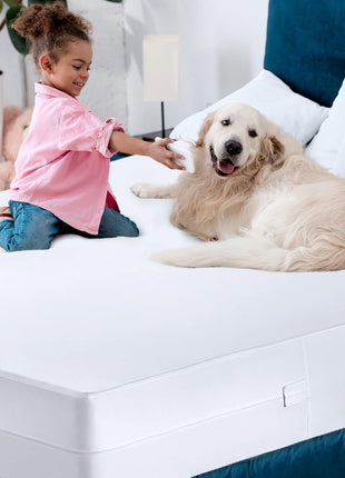 Utopia Bedding Waterproof Mattress Protector Queen Size, Zippered Mattress Encasement Bed Bug and Dust Mite Proof, Absorbent Six Sided Mattress Cover
