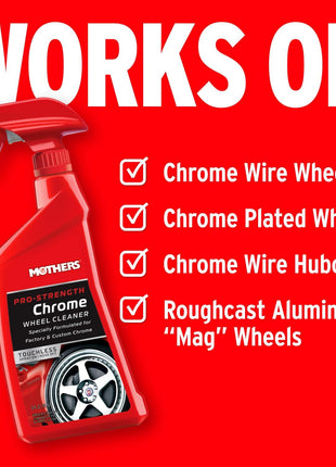 Mothers Pro-Strength Chrome Wheel Cleaner, 24 oz. (05824)
