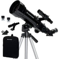 Celestron Travel Scope 70 Portable Refractor Telescope 鈥?70mm Aperture, Fully-Coated Glass Optics 鈥?Includes Tripod, Backpack & Software 鈥?Ideal for Beginners & Travel