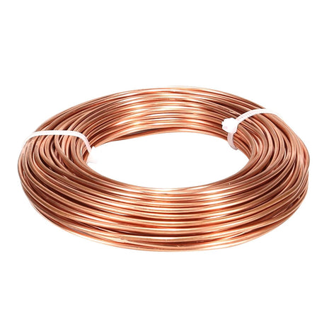 99.9% Soft Copper Wire, 14 Gauge/ 1.63 mm Diameter, 79 Feet / 24m, 1 Pound Spool Pure Copper Wire, Jewelry Making Wire Craft Wire