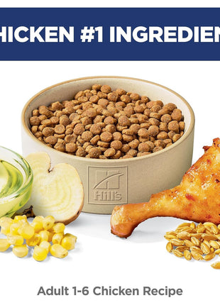 Hill's Science Diet Adult 1-6, Adult 1-6 Premium Nutrition, Dry Cat Food, Chicken Recipe, 7 lb Bag