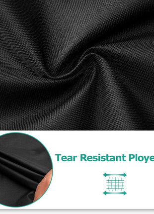 SunPatio 2 Burner Gas Grill Cover 32 inch, Heavy Duty Waterproof Small BBQ Grilling Cover, Compatible for Weber Char-Broil Nexgrill and More Grills with Collapsed Side Tables, All Weather Protection