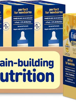 Enfamil NeuroPro Baby Formula, Brain Building Duo DHA & MFGM, Exclusive Immune Supporting HuMO6 Blend, Powder Infant Formula, Baby Milk, 2 Fl Oz, 24-Pack