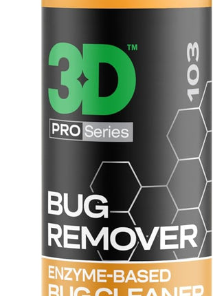 3D Bug Remover - All Purpose Exterior Cleaner & Degreaser to Wipe Away Bugs on Plastic, Rubber, Metal, Chrome, Aluminum, Windows & Mirrors, Suitable for use on Car Paint, Wax & Clear Coat