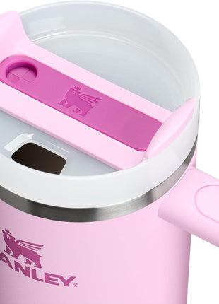 STANLEY Quencher H2.0 Tumbler with Handle and Straw 30 oz | Flowstate 3-Position Lid | Cup Holder Compatible for Travel | Insulated Stainless Steel Cup | BPA-Free | Cherry Blossom