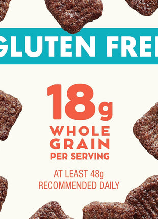 Cascadian Farm Organic Brownie Crunch Breakfast Cereal, Gluten Free, Made With Real Cocoa and Whole Grain, 12.4 oz