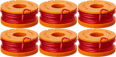 WORX Replacement Spool & Line for String Trimmers, 6-Pack, WA0010