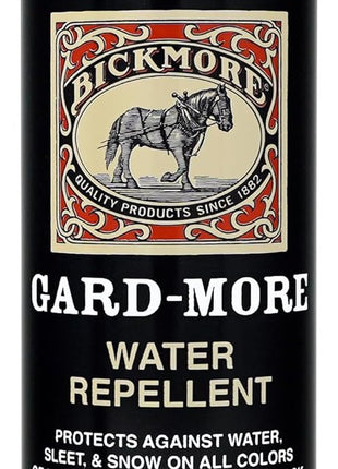 Bickmore Gard-More Water & Stain Repellent 5.5oz- Leather Protector and Suede Protector Waterproofing Spray Guard for Boots, Shoes, Clothing, Hats, Jackets & More