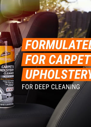 Armor All Carpet and Upholstery Cleaner Spray , Car Upholstery Cleaner for Tough Stains, 22 Fl Oz, 1 Count (Pack of 1)