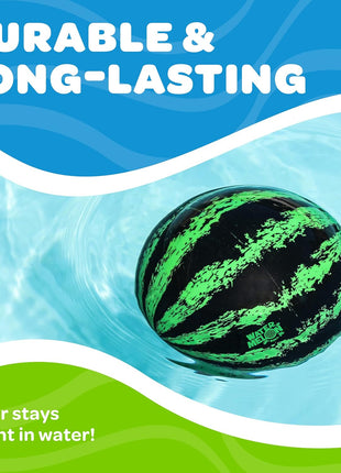 Watermelon Ball – Cool Underwater Pool Toy for Teen Boys, Girls, Men & Women. Great Gifts for Swimming, Diving & Backyard Games. Best for Birthday Presents, Spring Vacation & Summer Family Fun.