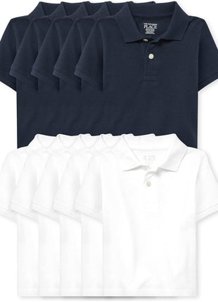 The Children's Place Baby and Toddler Boys Short Sleeve Polo Shirt