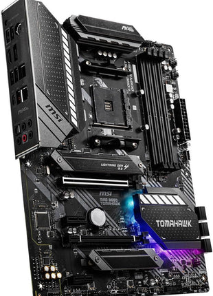 MSI MAG B550 Tomahawk Gaming Motherboard (AMD Ryzen 5000 Series, AM4, DDR4, PCIe 4.0, SATA 6Gb/s, M.2, USB 3.2 Gen 2, HDMI/DP, 2.5Gbps LAN, ATX)