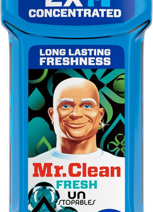 Mr. Clean 2X Concentrated Multi Surface Cleaner with Unstopables Fresh Scent 41 fl oz