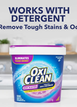 OxiClean Odor Blasters Versatile Odor and Laundry Stain Remover Powder, 5 lb
