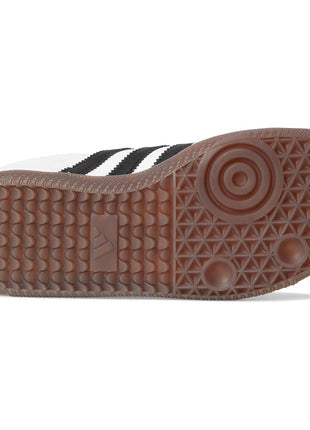 adidas Unisex-Kids Samba Indoor, White/None/None, 5.5