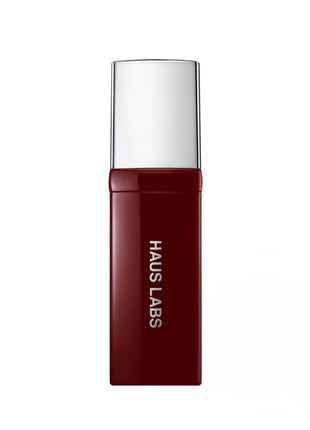 HAUS LABS BY LADY GAGA Atomic Shake High-Shine Longwear Lip Lacquer Lipstick, Mahogany Cool Brown, 0.14 fl oz