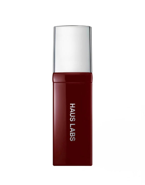 HAUS LABS BY LADY GAGA Atomic Shake High-Shine Longwear Lip Lacquer Lipstick, Mahogany Cool Brown, 0.14 fl oz