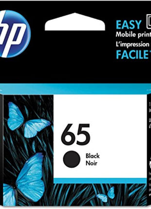 HP 65 Black Ink Cartridge for HP Printers | Works with Printer Series: AMP 100, DeskJet 2600, 3700; ENVY 5000 | Eligible for Instant Ink | N9K02AN