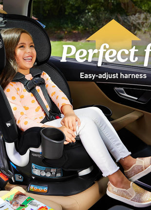 Graco Turn2Me 3-in-1 Rotating Convertible Car Seat, Cambridge, Rear-Facing Rotation Only, Forward-Facing Mode, Highback Booster Up to 100 lbs, Adjustable Headrest & Harness, Steel Reinforced Frame