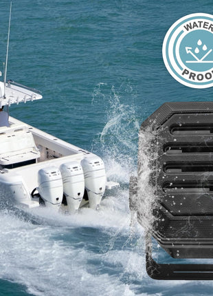 Midland - SPKMINI Mini External Speaker - Waterproof, 10 Watts, 3.5mm Plug - Compatible with All Mobile CB, GMRS, HAM and Amateur Radios
