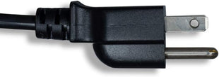 Cablelera Power Cord Extension and Splitter, NEMA 5-15P to NEMA 5-15R x 2, 16 AWG, 13A, 125V (ZWACPQAG-14) Black