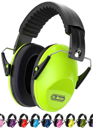 Dr.meter Ear Muffs for Noise Reduction: 27.4SNR Noise Cancelling Headphones for Kids Adults, EM100 Adjustable Hearing Protection Earmuffs for Monster Jam, Autism Sensory, Concerts, Fireworks