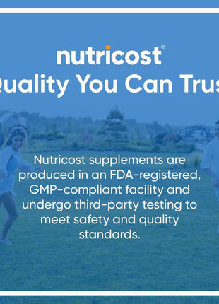 Nutricost N Acetyl L Cysteine (NAC) 600mg, 180 Capsules   Non GMO, Gluten Free